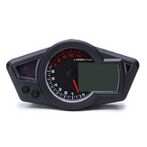 Odômetro digital LCD de motocicleta 12V Speedômetro Universal à prova d'água